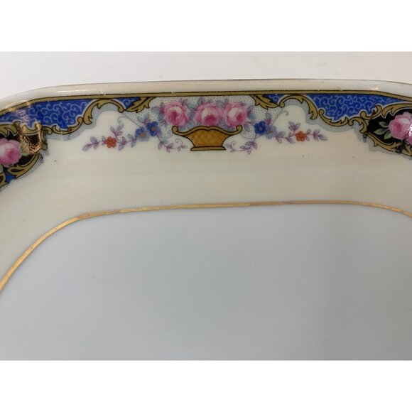 VTG 40s Edelstein Bavaria Porcelain Serving Platter Medium Size 13"x8" L10135 - Picture 3 of 6